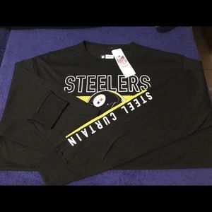 NWT MENS PITTSBURGH STEELERS LONG SLEEVE SHIRT